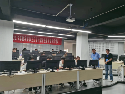 传媒与设计学院顺利举行“1+X”数字媒体交互设计（中级）证书考试